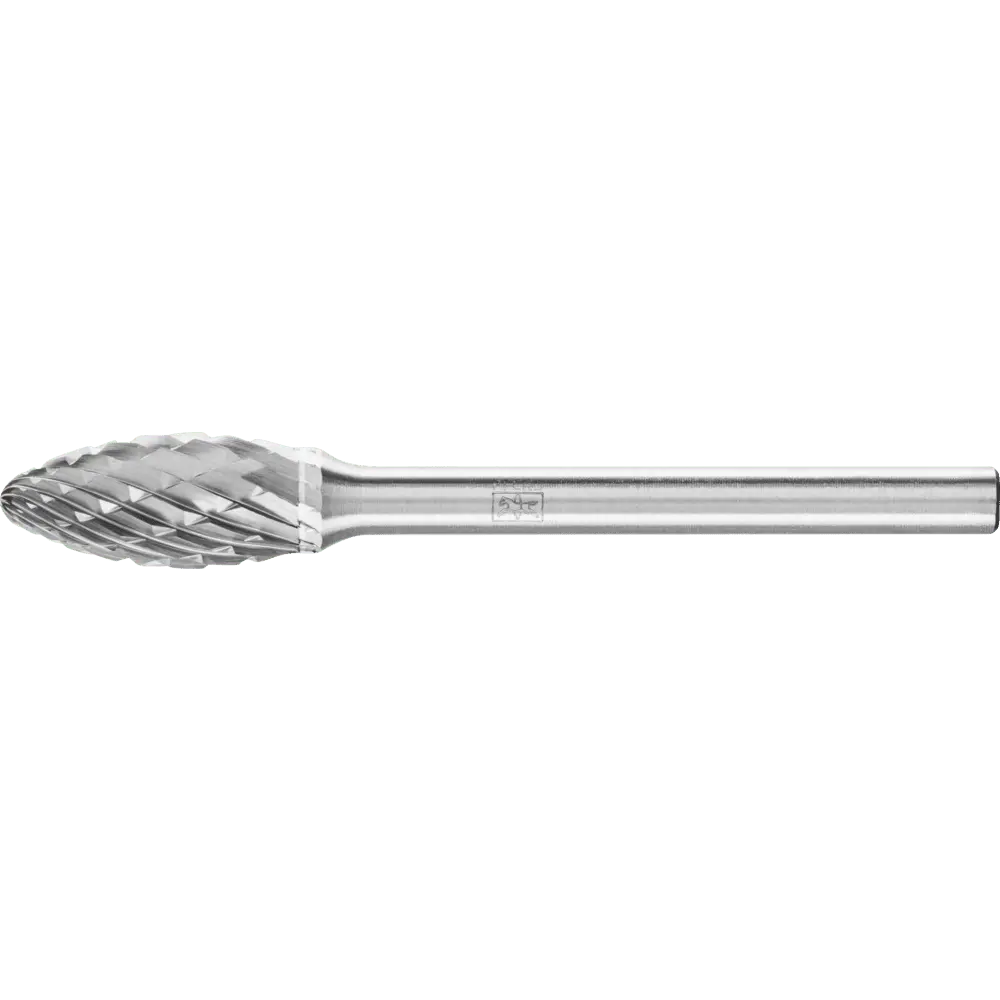 Produktfoto 1 von PFERD TOOLS Hartmetall Frässtift Flamme B Ø 06x13 mm Schaft-Ø 3 mm Z3P universal mittel kreuzverzahnt