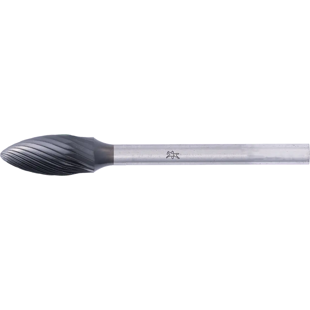 Produktfoto 1 von PFERD TOOLS Hartmetall Hochleistungsfrässtift Flamme B Ø 06x13mm Schaft-Ø 3mm Z5 HICOAT beschichtet universal fein