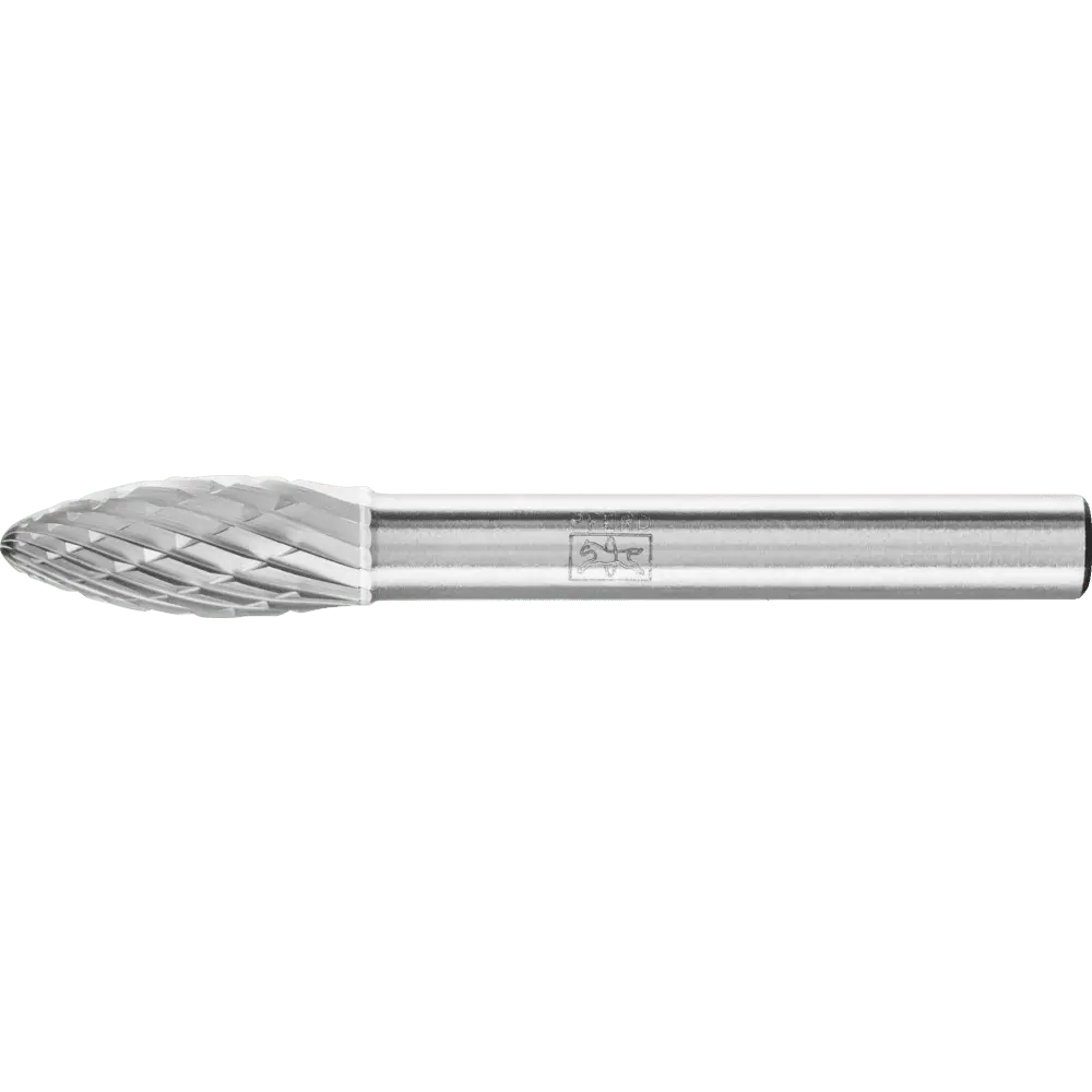 Produktfoto 1 von PFERD TOOLS Hartmetall Frässtift Flamme B Ø 08x20mm Schaft-Ø 6 mm Z3P universal mittel kreuzverzahnt