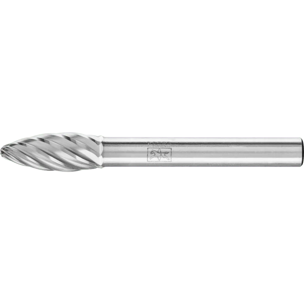 Produktfoto 1 von PFERD TOOLS Hartmetall Hochleistungsfrässtift INOX Flamme B Ø 08x20mm Schaft-Ø 6 mm für Edelstahl