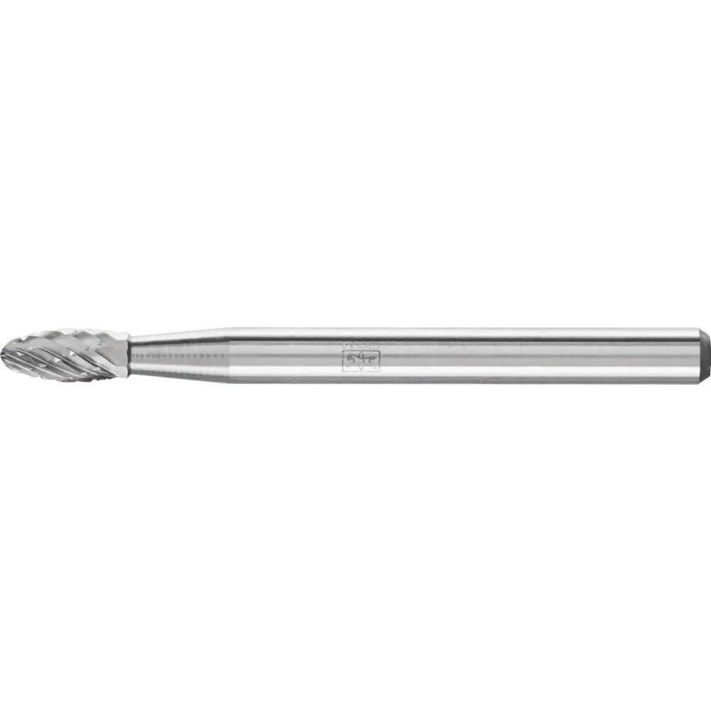 Produktfoto 1 von PFERD TOOLS Hartmetall Frässtift Flamme B Ø 03x07 mm Schaft-Ø 3 mm Z3P universal mittel kreuzverzahnt
