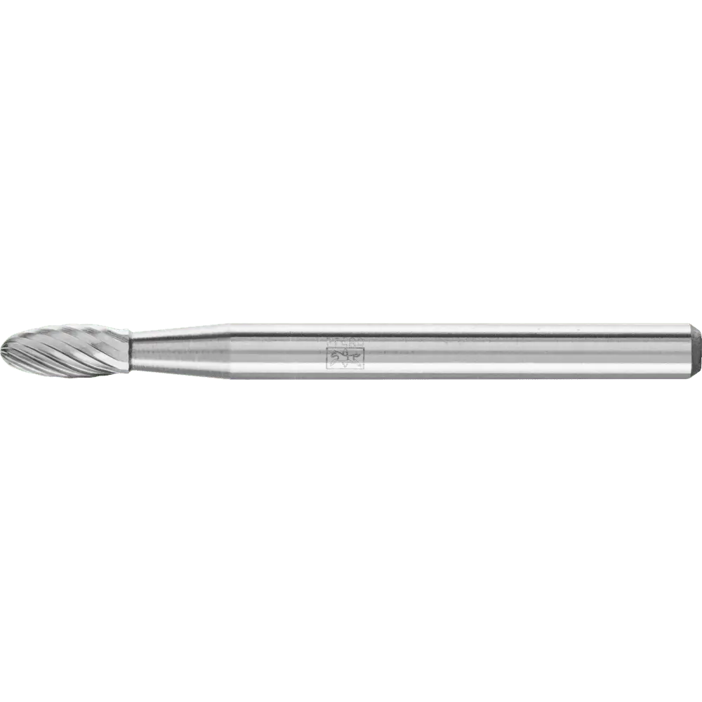 Produktfoto 1 von PFERD TOOLS Hartmetall Frässtift Flamme B Ø 03x07 mm Schaft-Ø 3 mm Z5 universal fein