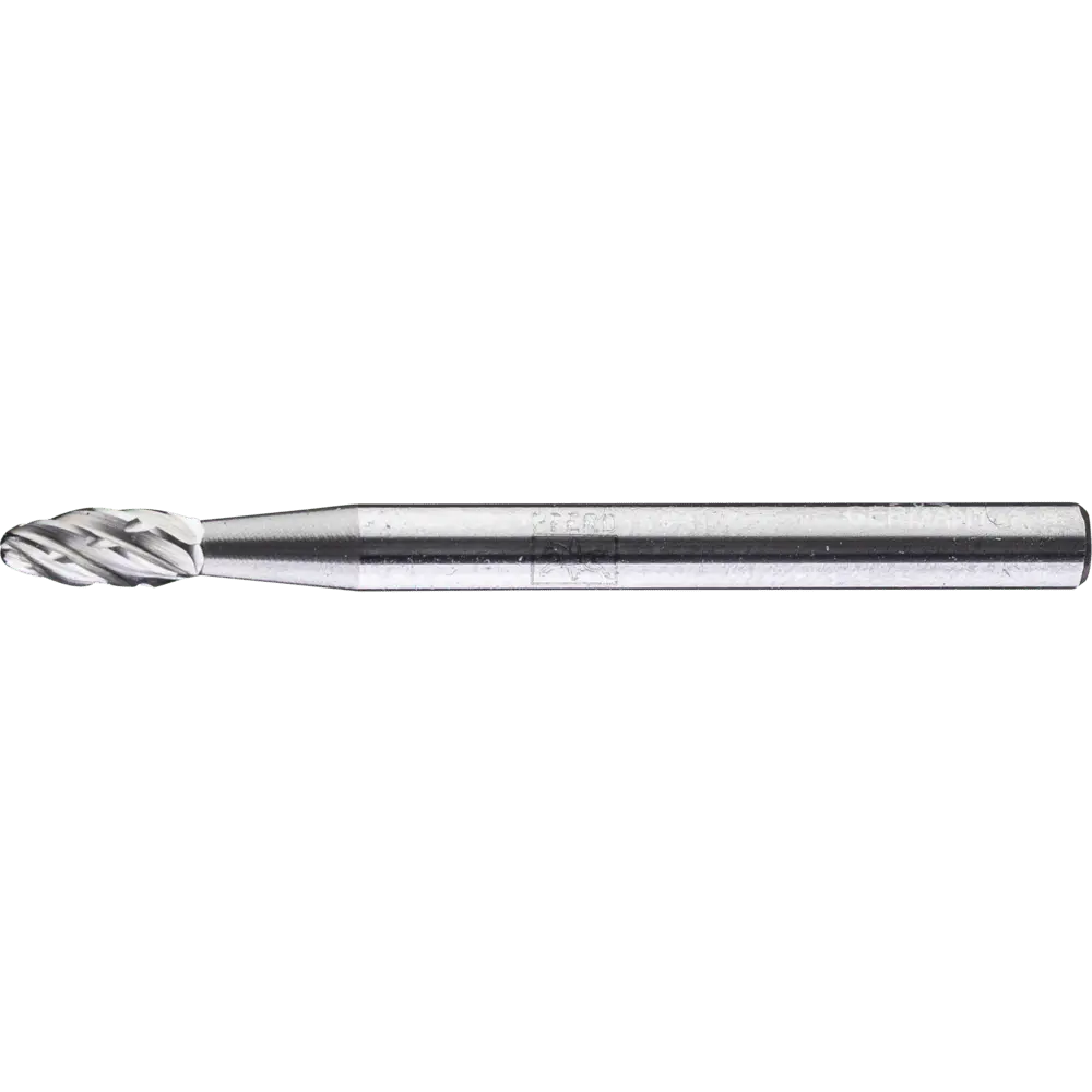 Produktfoto 1 von PFERD TOOLS Hartmetall Hochleistungsfrässtift ALLROUND Flamme B Ø03x07 mm Schaft-Ø 3 mm universal grob
