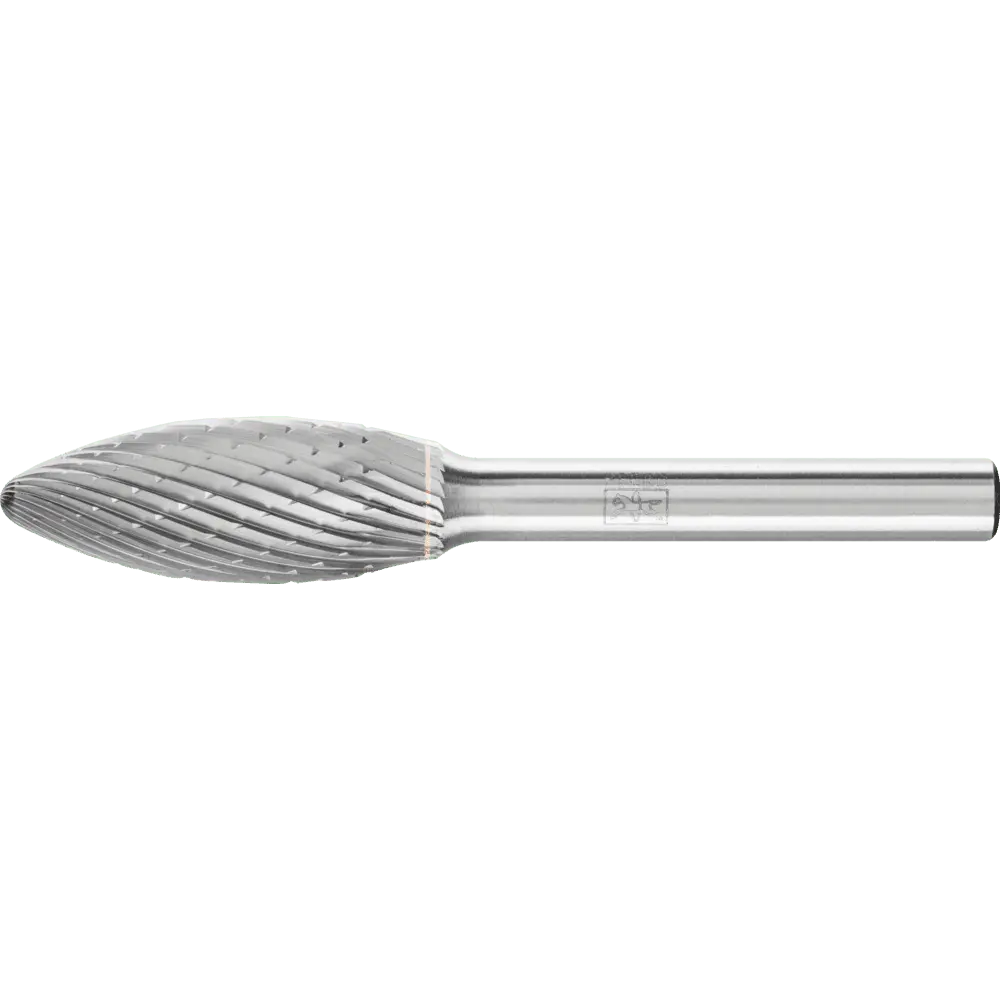 Produktfoto 1 von PFERD TOOLS Hartmetall Frässtift Flamme B Ø 12x30mm Schaft-Ø 6 mm Z3P universal mittel kreuzverzahnt