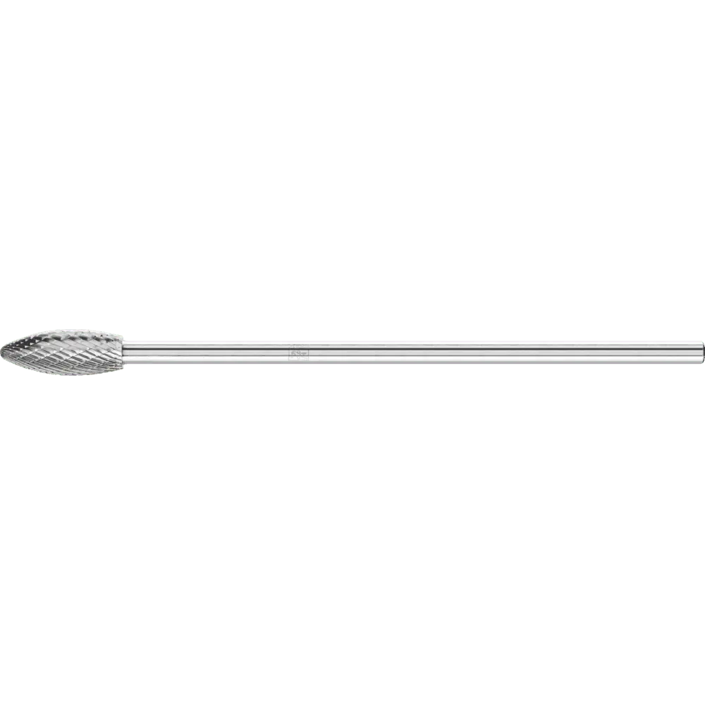 Produktfoto 1 von PFERD TOOLS Hartmetall Frässtift Flamme B Ø 12x30mm Schaft-Ø 6x150mm Z3P universal mittel kreuzverzahnt