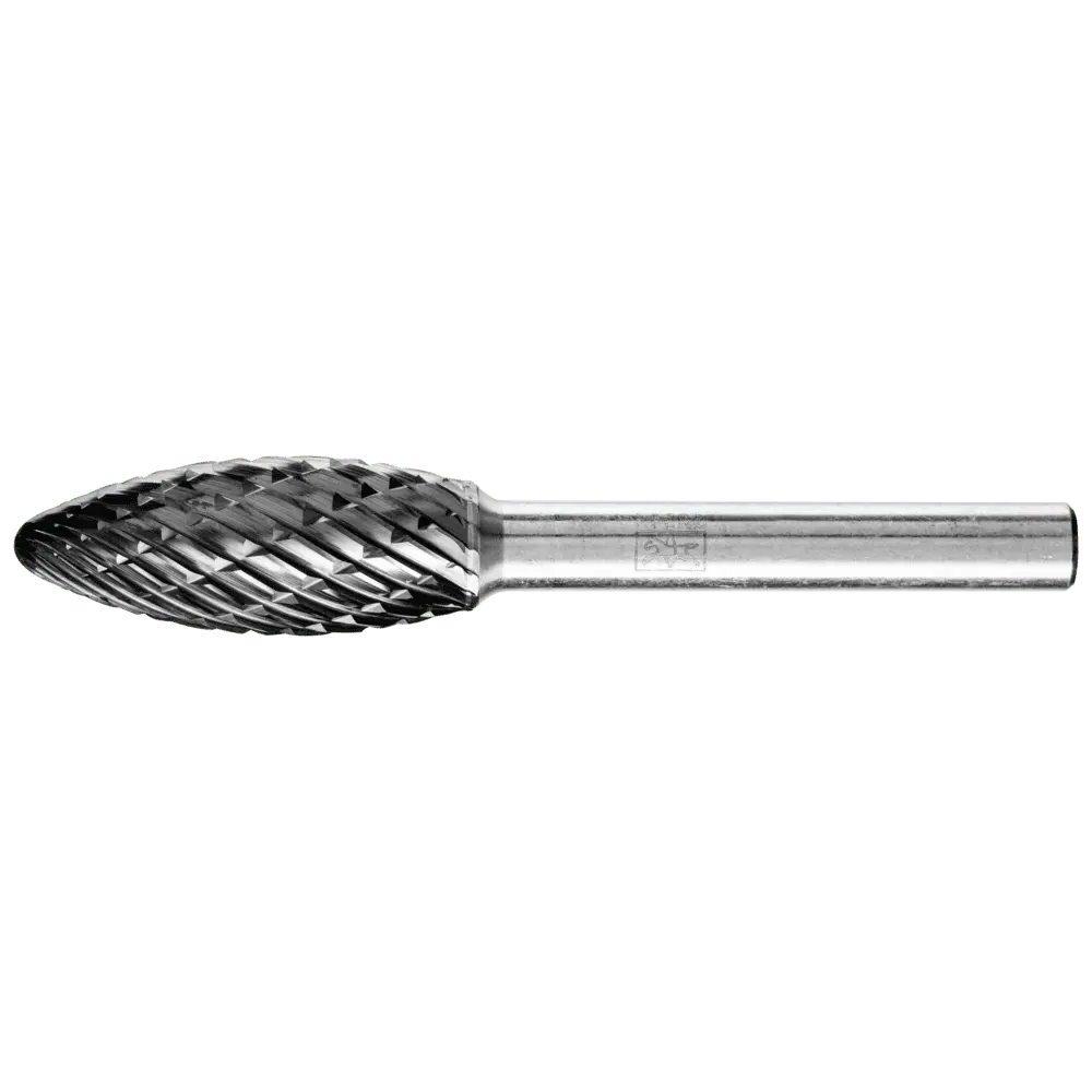 Produktfoto 1 von PFERD TOOLS Hartmetall Hochleistungsfrässtift ALLROUND Flamme B Ø 12x30mm Schaft-Ø 6 mm HICOAT universal
