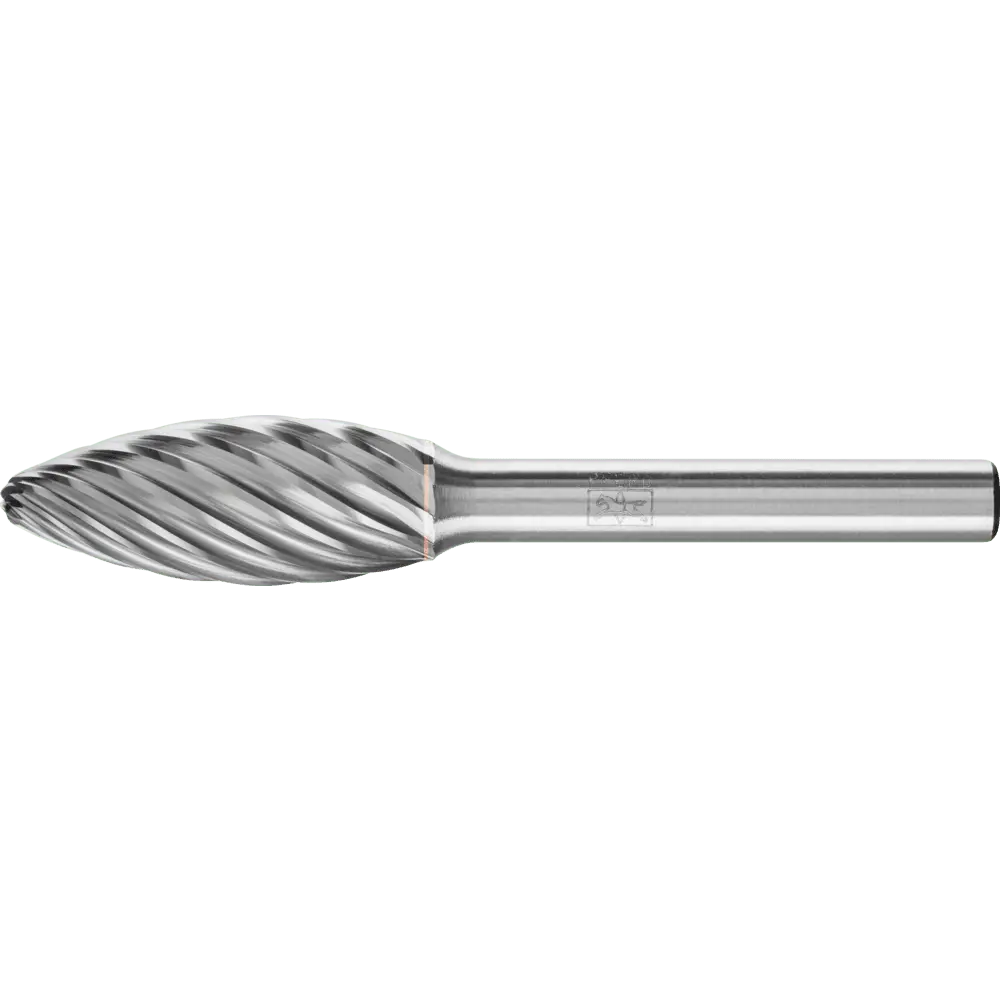 Produktfoto 1 von PFERD TOOLS Hartmetall Hochleistungsfrässtift INOX Flamme B Ø 12x30mm Schaft-Ø 6 mm für Edelstahl