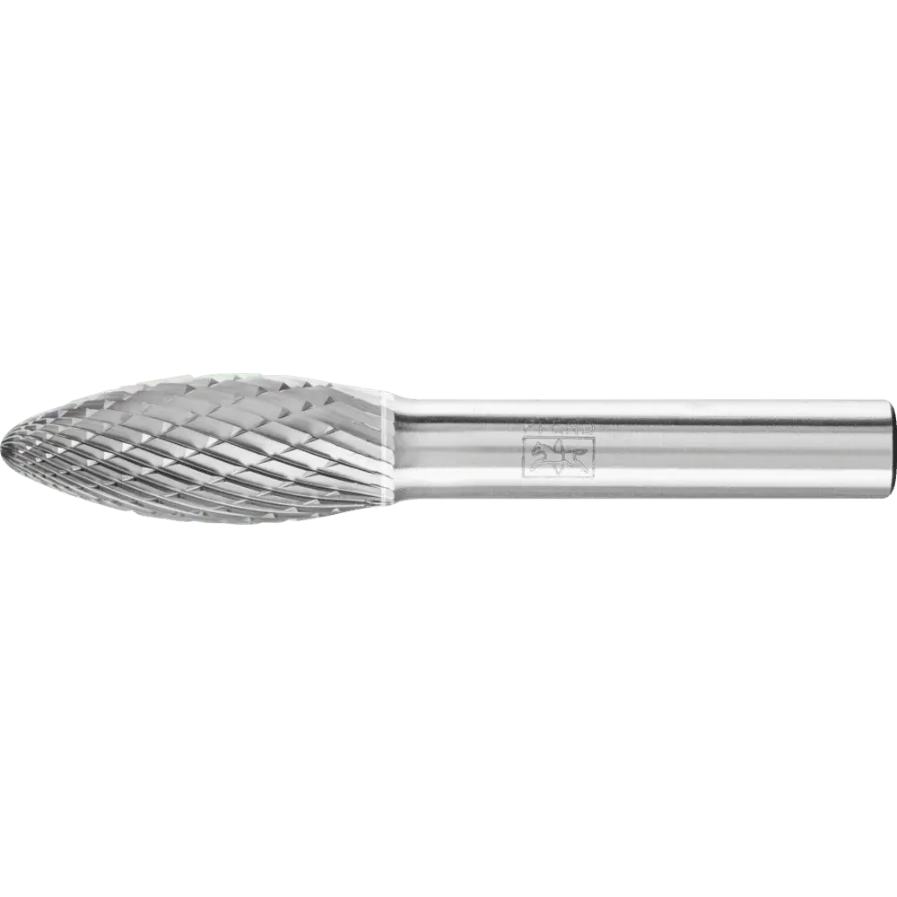 Produktfoto 1 von PFERD TOOLS Hartmetall Hochleistungsfrässtift TOUGH Flamme B Ø 12x30mm Schaft-Ø 8 mm schlagfest