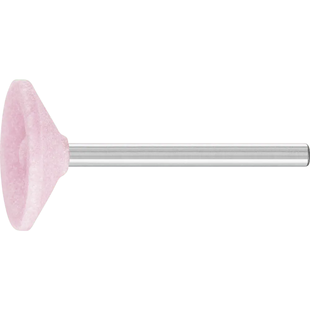 Produktfoto 1 von PFERD TOOLS STEEL EDGE Schleifstift Form B 81 Ø 19x5 mm Schaft-Ø 3 mm A100 für Stahl- und Stahlguss, 10 Stk.