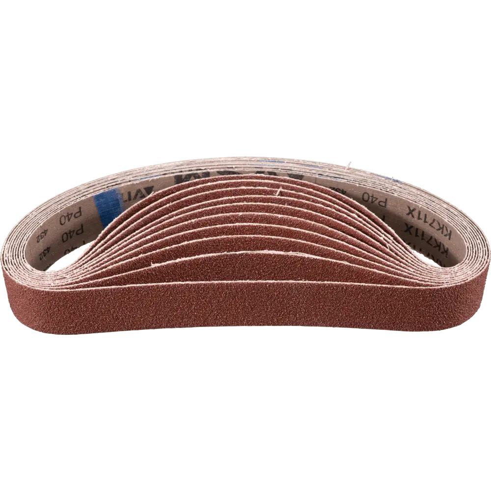 Produktfoto 1 von PFERD TOOLS Korund Schleifband BA 40x760 mm A40 für universelle Anwendung mit Rohrbandschleifer, 10 Stk.