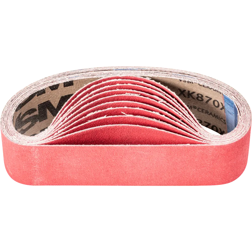 PFERD TOOLS Keramikkorn Schleifband BA 50x450mm CO-COOL120 für Edelstahl-Schliff mit Rohrbandschleifer, 20 Stk.