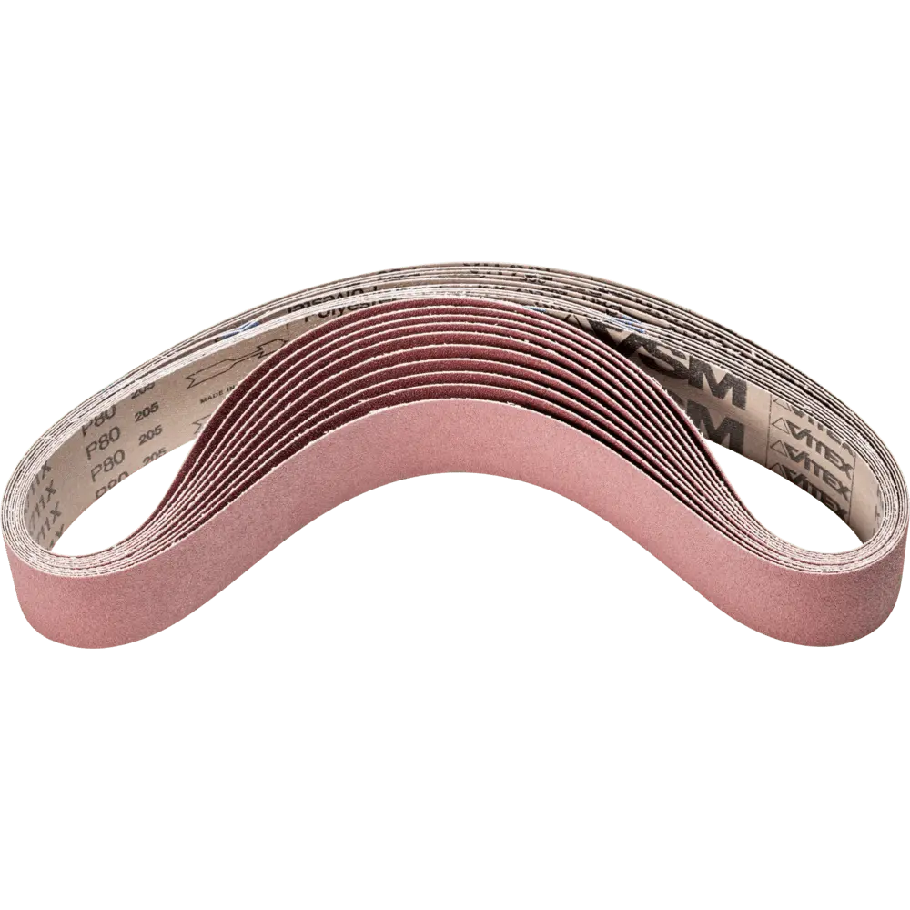 Produktfoto 1 von PFERD TOOLS Korund Schleifband BA 50x1000mm A80 für universelle Anwendung mit Bandschleifer, 10 Stk.