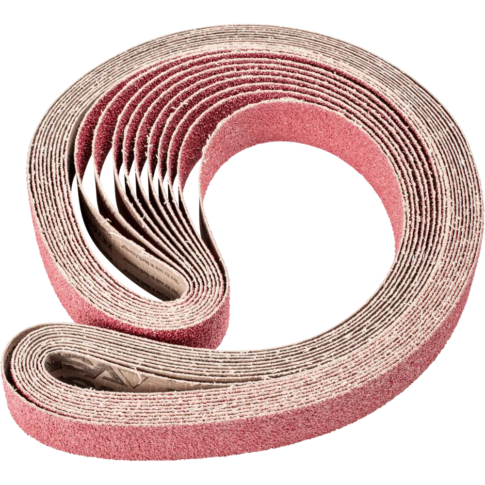 Produktfoto 1 von PFERD TOOLS Keramikkorn Schleifband BA 50x2000mm CO24 höchster Abtrag auf Stahl mit Bandschleifer, 10 Stk.