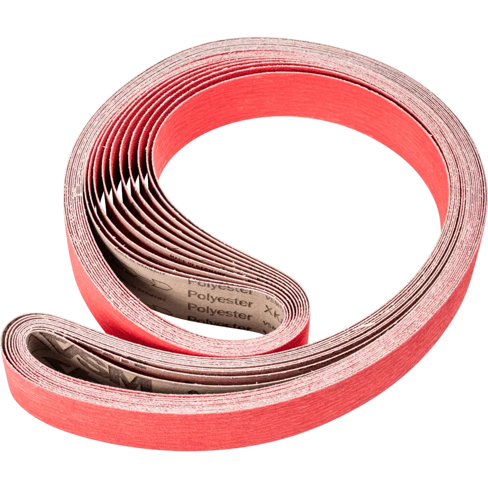 Produktfoto 1 von PFERD TOOLS Keramikkorn Schleifband BA 50x2000mm CO-COOL80 für Edelstahl-Schliff mit Bandschleifer, 10 Stk.