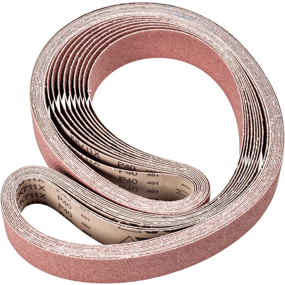 Produktfoto 1 von PFERD TOOLS Korund Schleifband BA 50x2000mm A40 für universelle Anwendung mit Bandschleifer, 10 Stk.