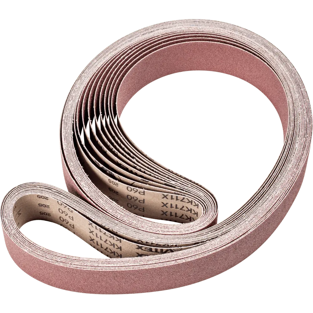 Produktfoto 1 von PFERD TOOLS Korund Schleifband BA 50x2000mm A60 für universelle Anwendung mit Bandschleifer, 10 Stk.