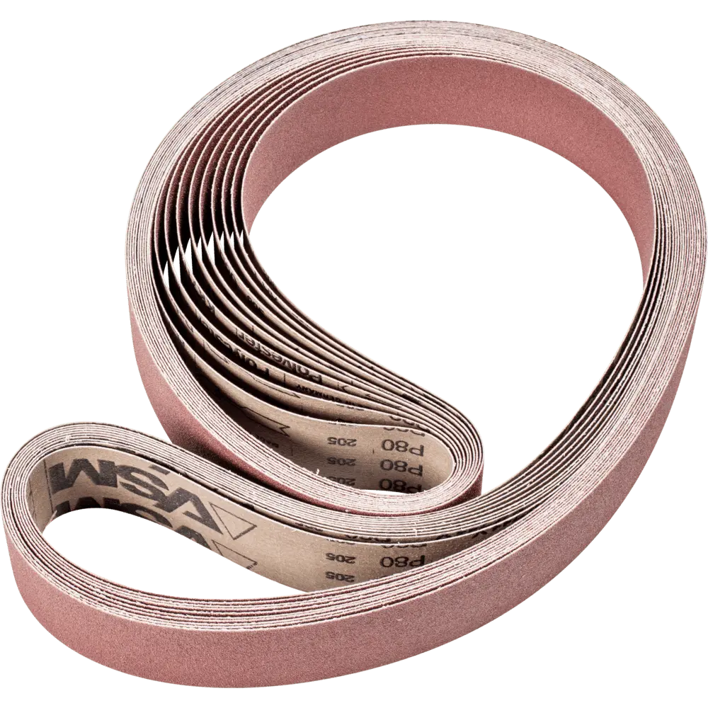 Produktfoto 1 von PFERD TOOLS Korund Schleifband BA 50x2000mm A80 für universelle Anwendung mit Bandschleifer, 10 Stk.