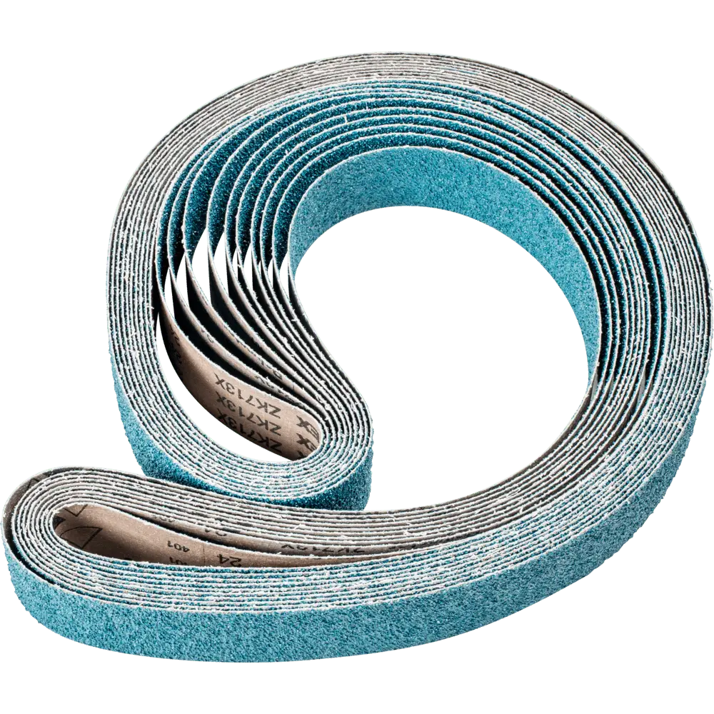 Produktfoto 1 von PFERD TOOLS Zirkon Schleifband BA 50x2000mm Z24 für hohen Abtrag mit Bandschleifer, 10 Stk.
