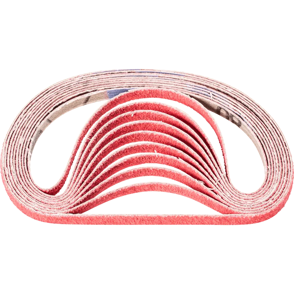 Produktfoto 1 von PFERD TOOLS Keramikkorn Schleifband BA 6x305 mm CO-COOL80 für Edelstahl-Schliff mit Bandschleifer (100), 100 Stk.