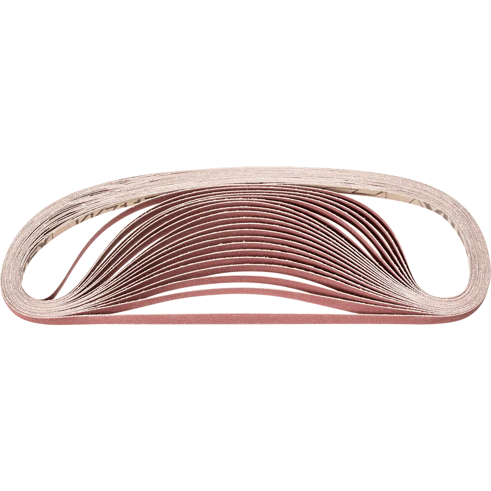 Produktfoto 1 von PFERD TOOLS Korund Schleifband BA 6x520mm A400 für universelle Anwendung mit Bandschleifer, 100 Stk.
