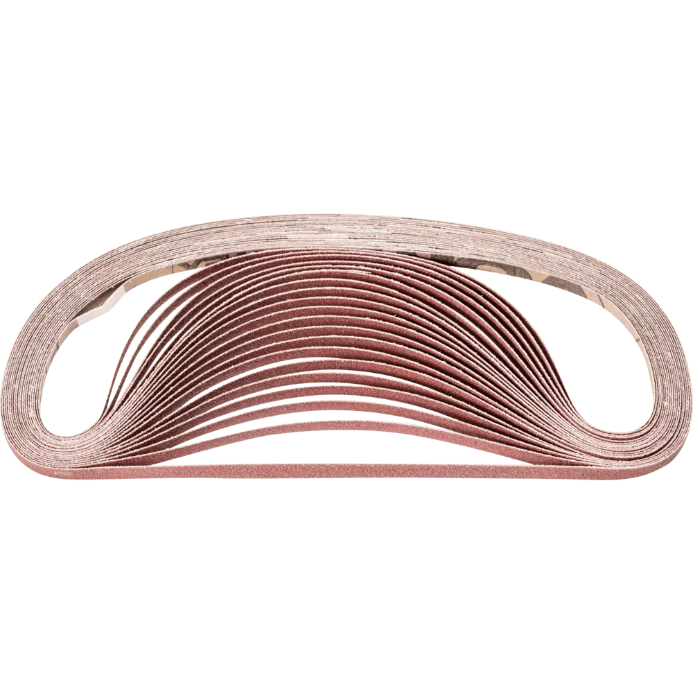 Produktfoto 1 von PFERD TOOLS Korund Schleifband BA 6x520mm A120 für universelle Anwendung mit Bandschleifer, 100 Stk.