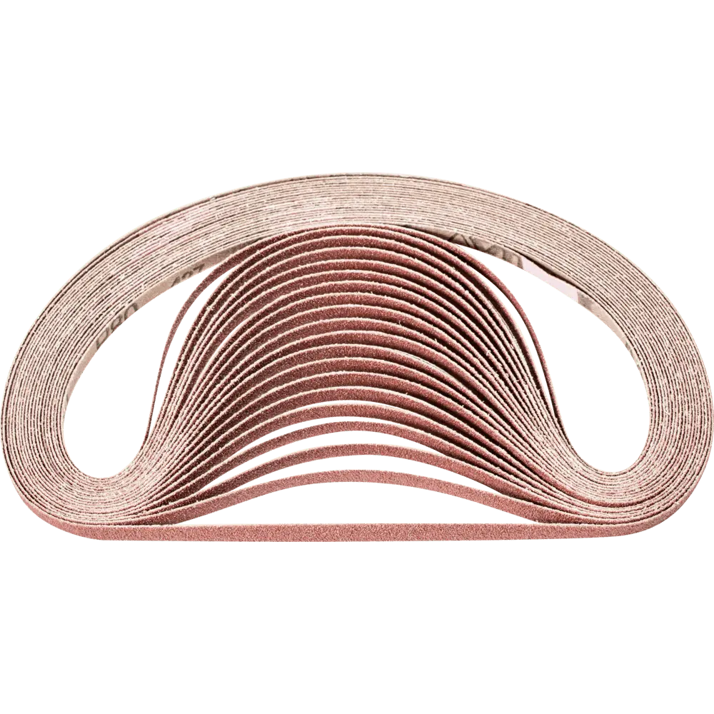 Produktfoto 1 von PFERD TOOLS Korund Schleifband BA 6x520mm A80 für universelle Anwendung mit Bandschleifer, 100 Stk.
