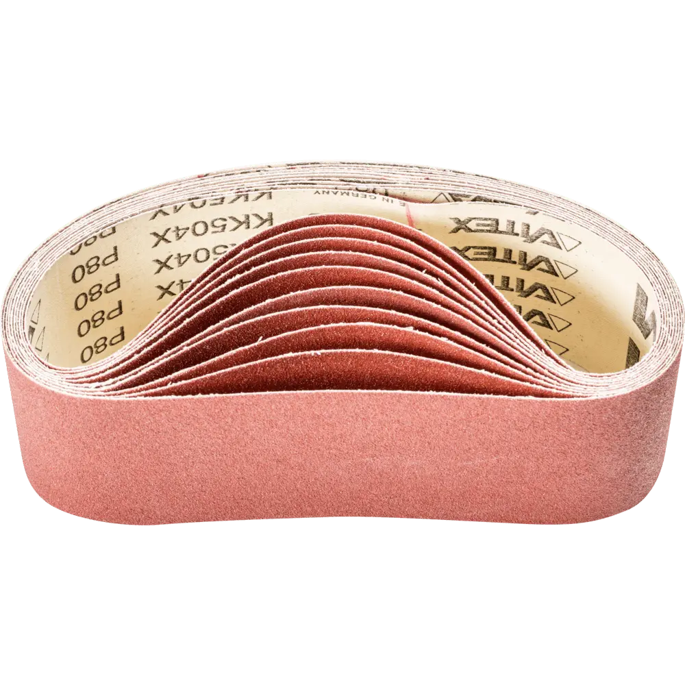 Produktfoto 1 von PFERD TOOLS Korund Schleifband BA 75x533 mm A80 für universelle Anwendung mit Bandschleifer, 10 Stk.