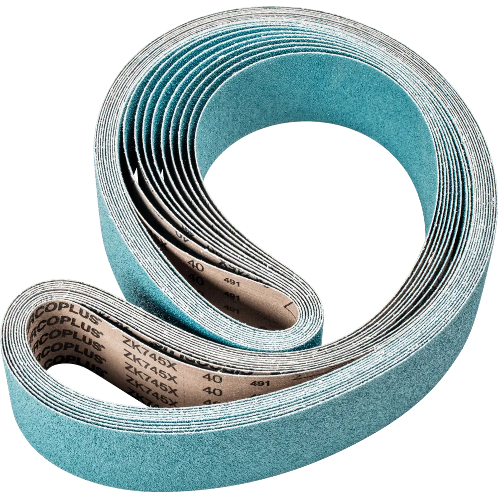 Produktfoto 1 von PFERD TOOLS Zirkon Schleifband BA 75x2000mm Z40 FORTE für hohen Abtrag mit Bandschleifer, 10 Stk.