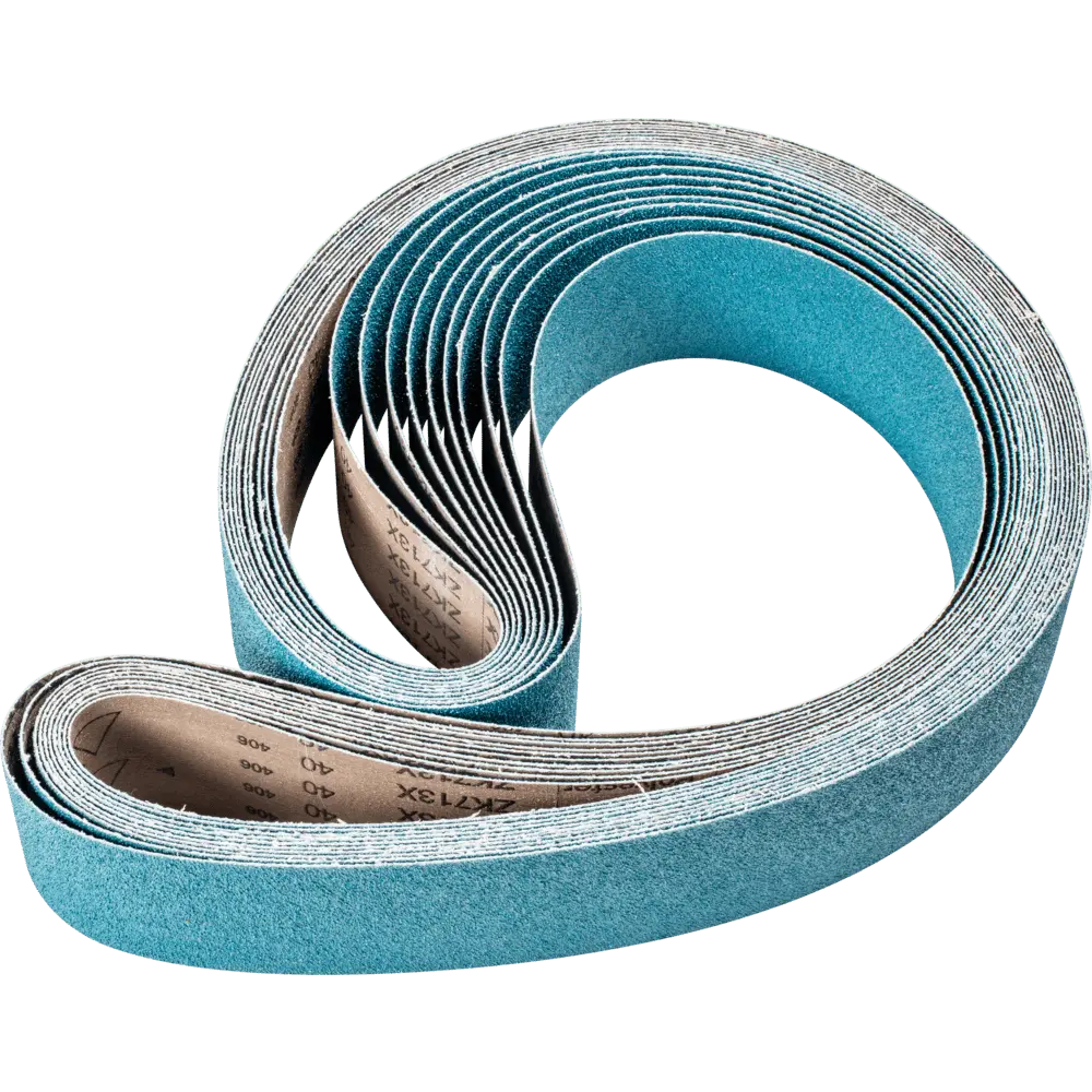Produktfoto 1 von PFERD TOOLS Zirkon Schleifband BA 75x2000mm Z40 für hohen Abtrag mit Bandschleifer, 10 Stk.