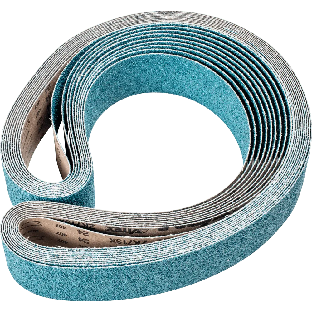 Produktfoto 1 von PFERD TOOLS Zirkon Schleifband BA 75x2000mm Z24 für hohen Abtrag mit Bandschleifer, 10 Stk.