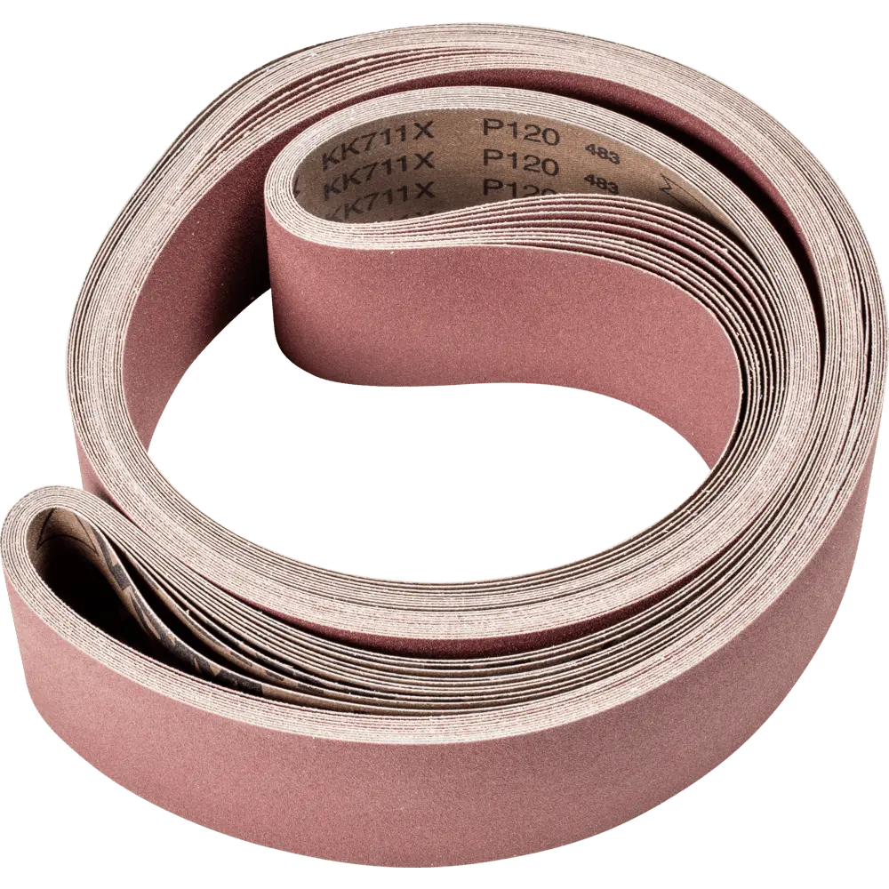 Produktfoto 1 von PFERD TOOLS Korund Schleifband BA 75x2500mm A120 für universelle Anwendung mit Bandschleifer, 10 Stk.