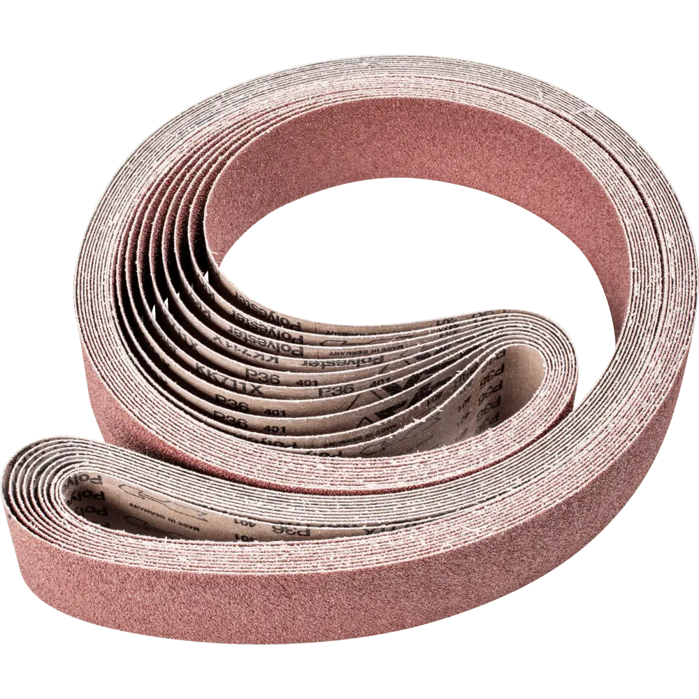 Produktfoto 1 von PFERD TOOLS Korund Schleifband BA 75x2500mm A36 für universelle Anwendung mit Bandschleifer, 10 Stk.