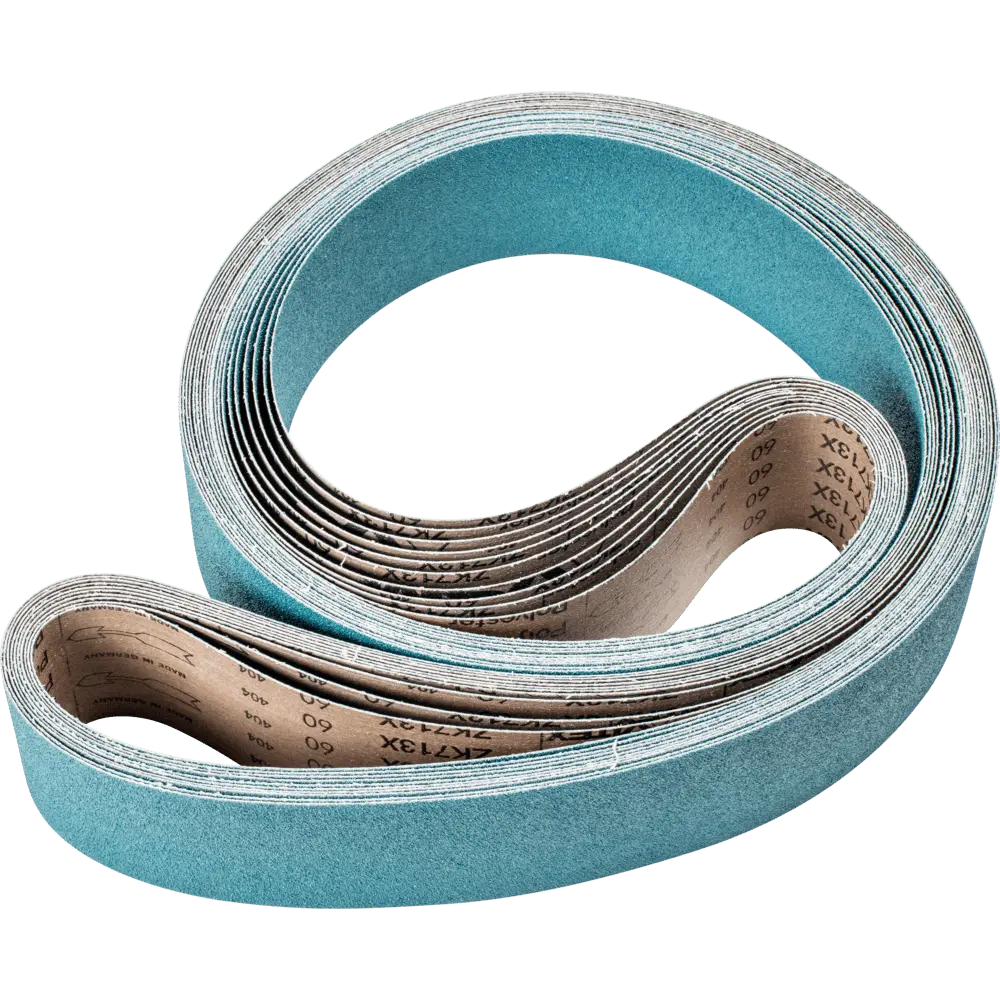 Produktfoto 1 von PFERD TOOLS Zirkon Schleifband BA 75x2500mm Z60 für hohen Abtrag mit Bandschleifer, 10 Stk.