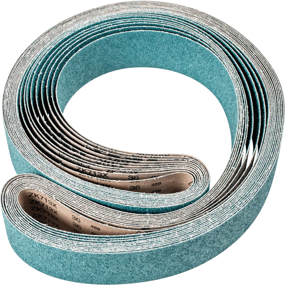 Produktfoto 1 von PFERD TOOLS Zirkon Schleifband BA 75x2500mm Z36 für hohen Abtrag mit Bandschleifer, 10 Stk.