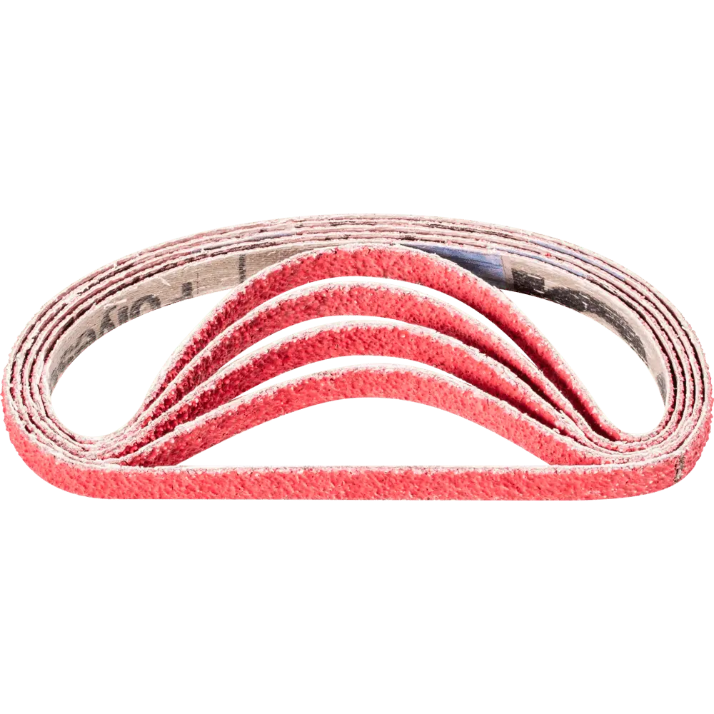 Produktfoto 1 von PFERD TOOLS Keramikkorn Schleifband BA 9x305 mm CO-COOL40 für Edelstahl-Schliff mit Bandschleifer, 100 Stk.