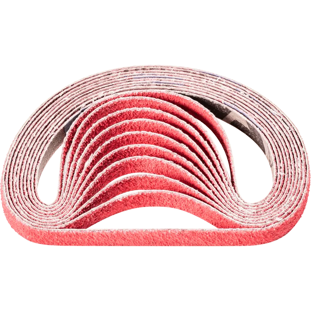 Produktfoto 1 von PFERD TOOLS Keramikkorn Schleifband BA 9x305 mm CO-COOL60 für Edelstahl-Schliff mit Bandschleifer, 100 Stk.