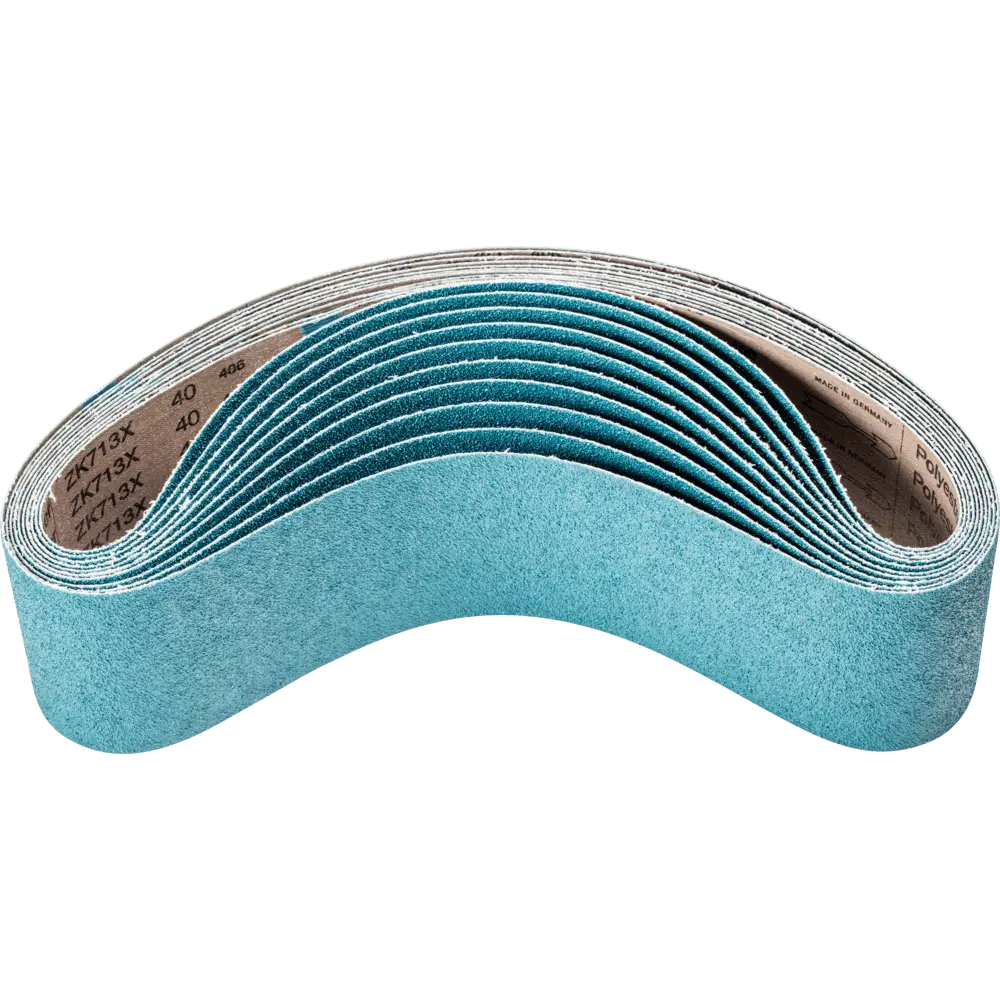Produktfoto 1 von PFERD TOOLS Zirkon Schleifband BA 100x1000mm Z40 für hohen Abtrag mit Bandschleifer, 10 Stk.