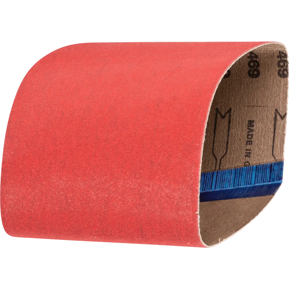 Produktfoto 1 von PFERD TOOLS Keramikkorn Schleifband BA 100x282 mm CO-COOL120 für Edelstahl-Schliff für Walze Ø 90x100mm, 5 Stk.