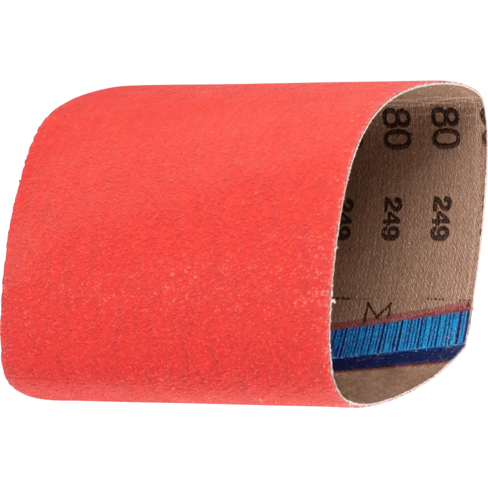 Produktfoto 1 von PFERD TOOLS Keramikkorn Schleifband BA 100x282 mm CO-COOL80 für Edelstahl-Schliff für Walze Ø 90x100mm, 5 Stk.