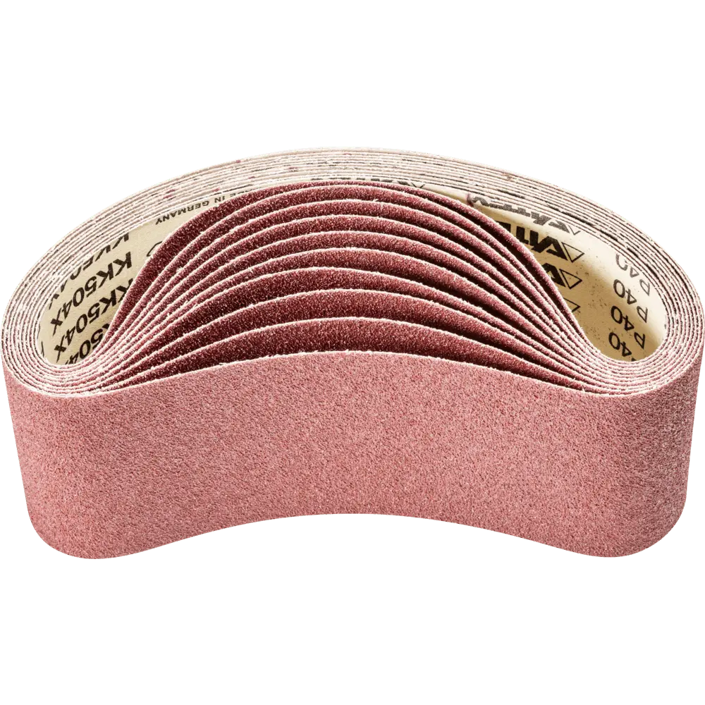 Produktfoto 1 von PFERD TOOLS Korund Schleifband BA 100x610mm A40 für universelle Anwendung mit Bandschleifer, 10 Stk.