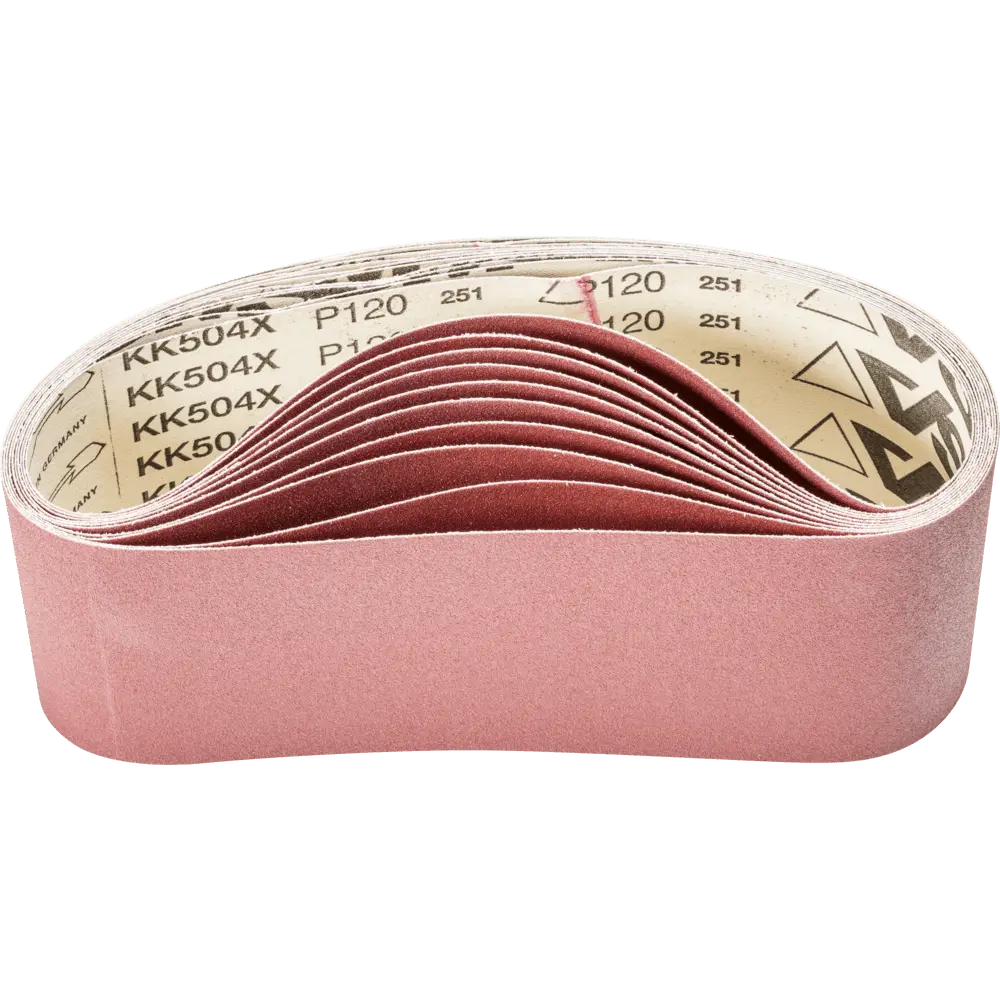 Produktfoto 1 von PFERD TOOLS Korund Schleifband BA 100x610mm A120 für universelle Anwendung mit Bandschleifer, 10 Stk.