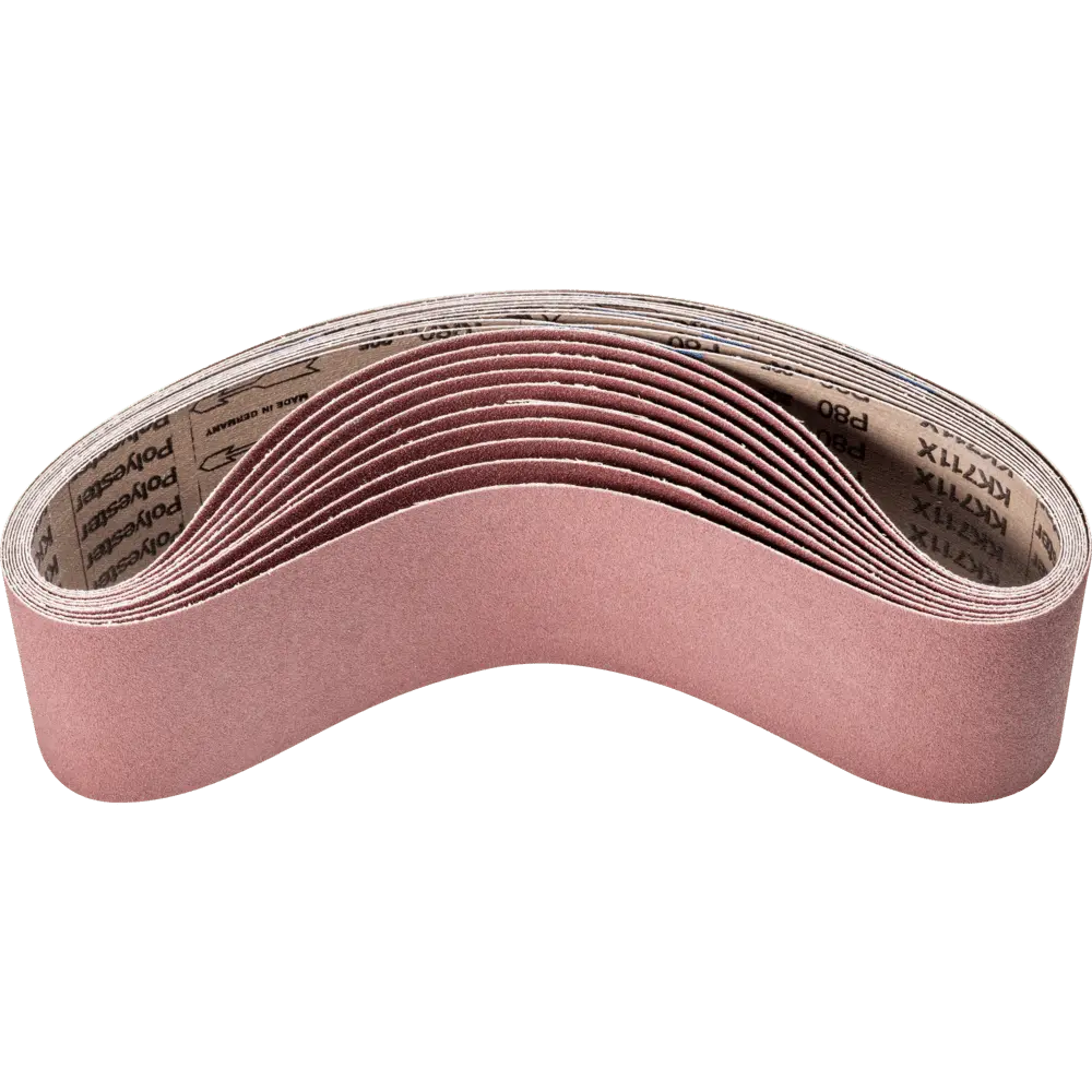 Produktfoto 1 von PFERD TOOLS Korund Schleifband BA 100x920mm A80 für universelle Anwendung mit Bandschleifer, 10 Stk.