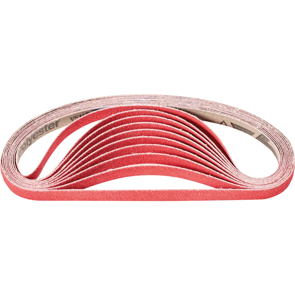 Produktfoto 1 von PFERD TOOLS Keramikkorn Schleifband BA 12x520mm CO-COOL80 für Edelstahl-Schliff mit Bandschleifer (100), 100 Stk.
