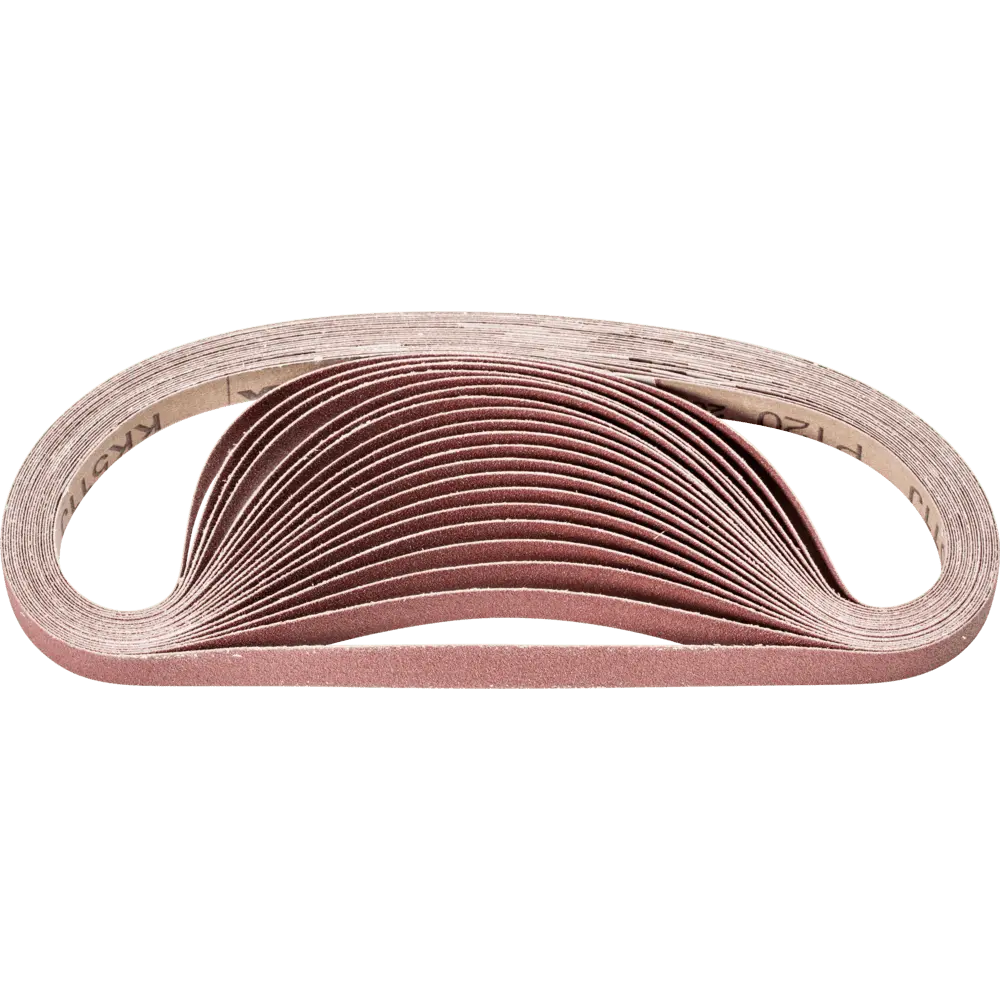Produktfoto 1 von PFERD TOOLS Korund Schleifband BA 12x520mm A120 für universelle Anwendung mit Bandschleifer (100), 100 Stk.