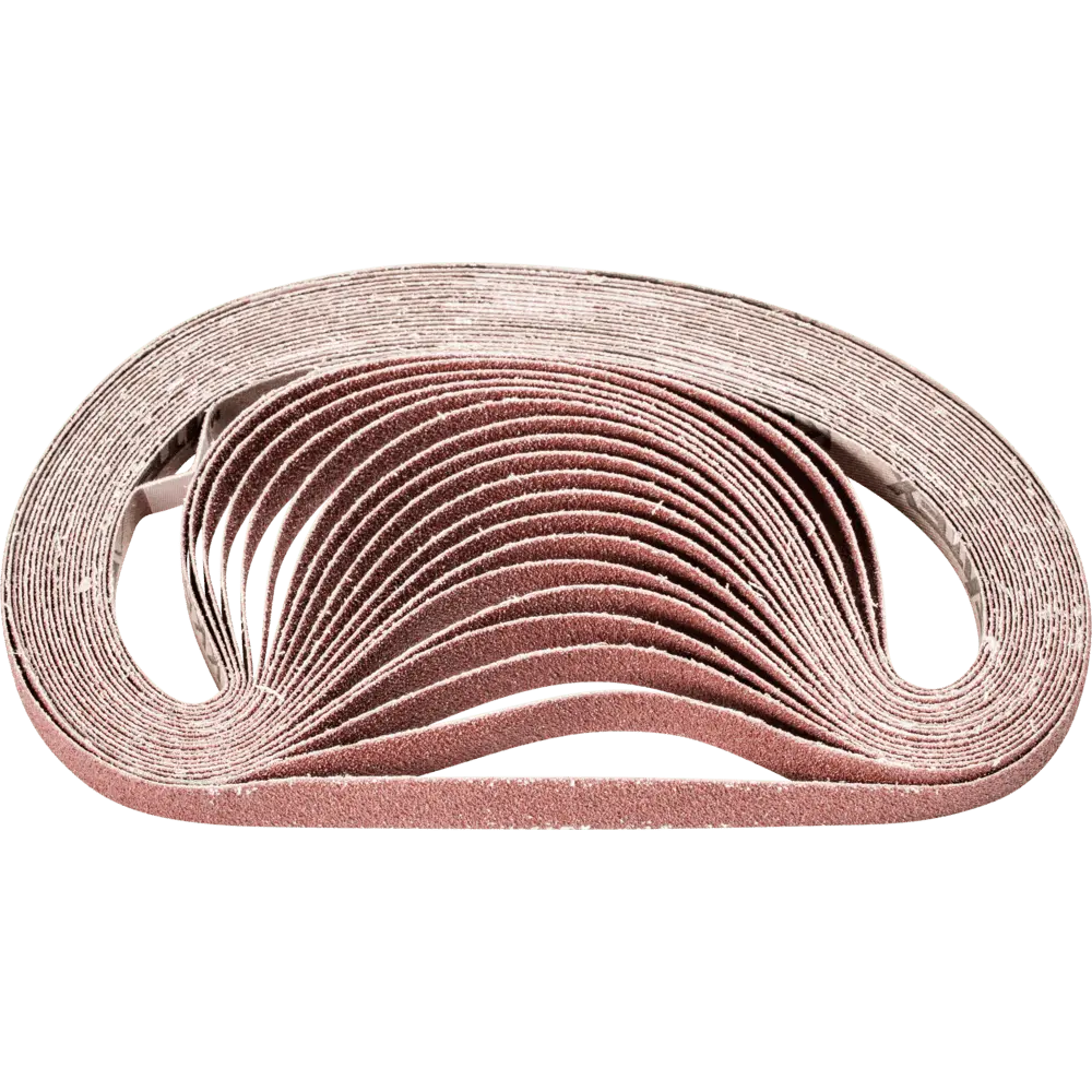Produktfoto 1 von PFERD TOOLS Korund Schleifband BA 12x520mm A60 für universelle Anwendung mit Bandschleifer (100), 100 Stk.