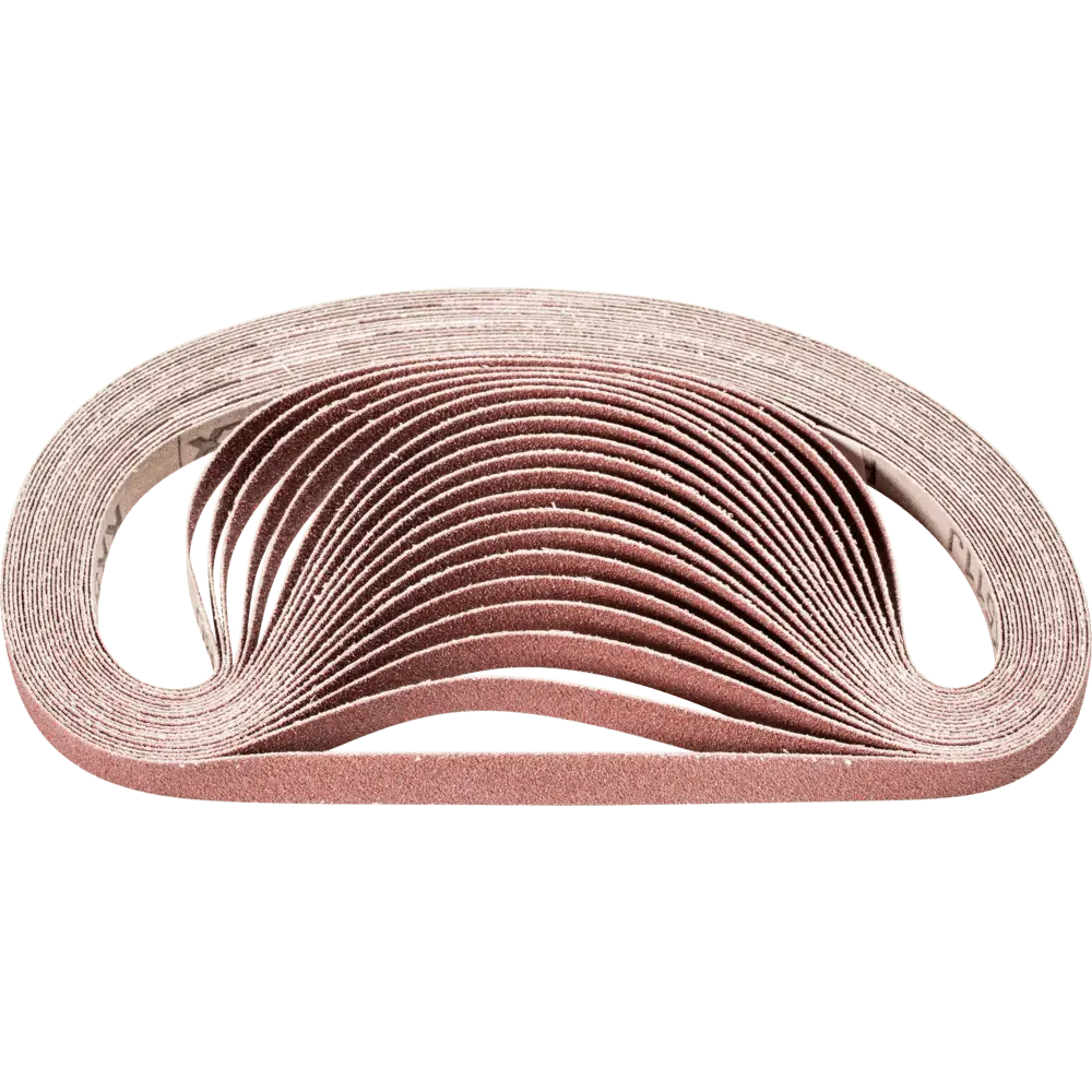 Produktfoto 1 von PFERD TOOLS Korund Schleifband BA 12x520mm A80 für universelle Anwendung mit Bandschleifer (100), 100 Stk.