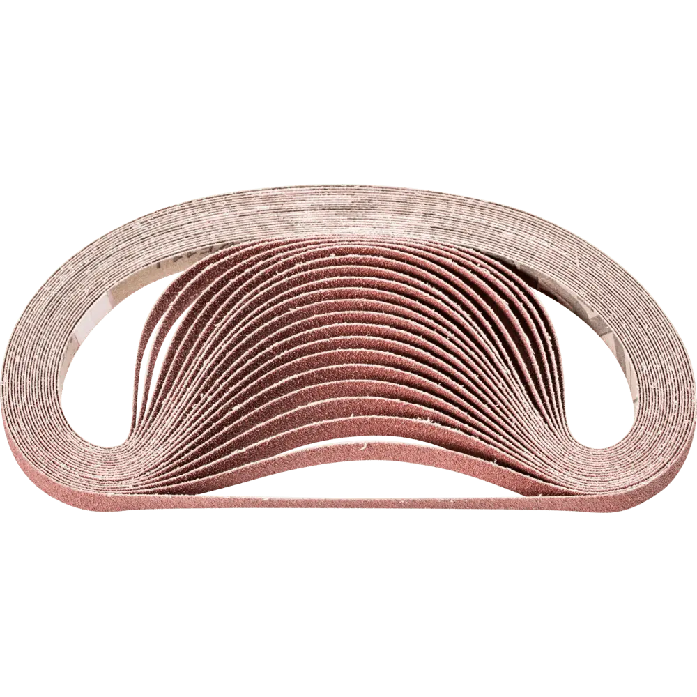 Produktfoto 1 von PFERD TOOLS Korund Schleifband BA 12x610mm A60 für universelle Anwendung mit Bandschleifer, 100 Stk.