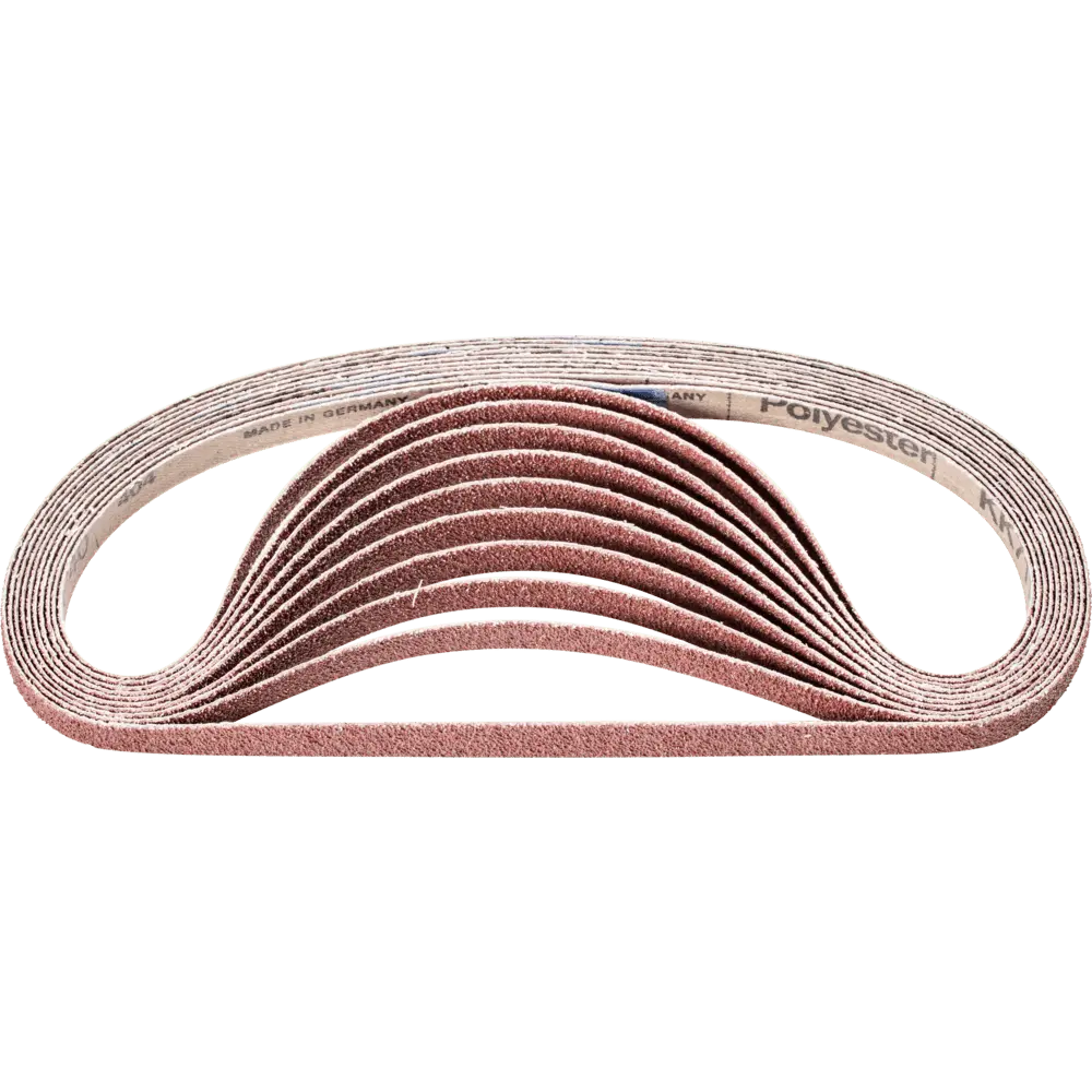 Produktfoto 1 von PFERD TOOLS Korund Schleifband BA 12x610mm A40 für universelle Anwendung mit Bandschleifer, 100 Stk.