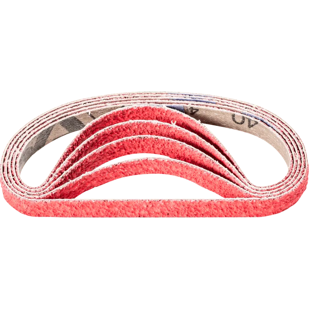 Produktfoto 1 von PFERD TOOLS Keramikkorn Schleifband BA 12x305 mm CO-COOL40 für Edelstahl-Schliff mit Bandschleifer (100), 100 Stk.
