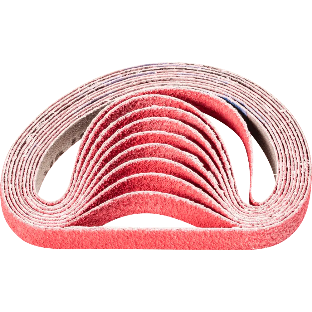 Produktfoto 1 von PFERD TOOLS Keramikkorn Schleifband BA 12x305 mm CO-COOL60 für Edelstahl-Schliff mit Bandschleifer (100), 100 Stk.
